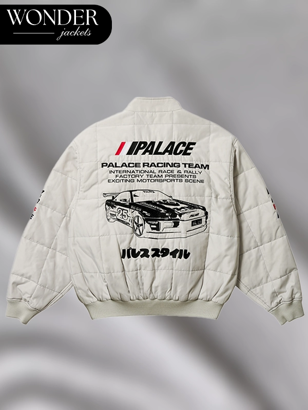 Palace Technical Staff Racing Jacket Grey