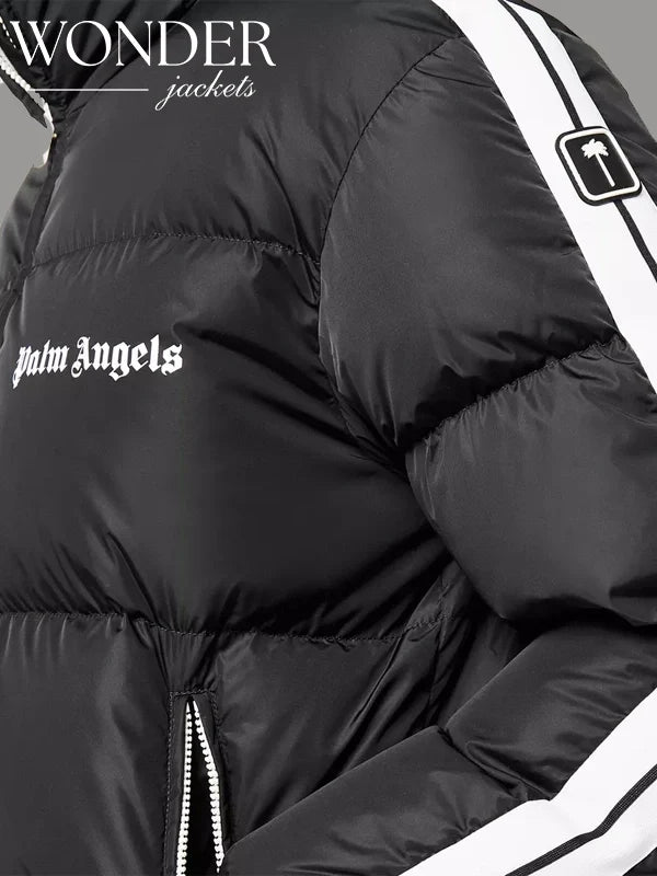 Palm Angels Puffer Track Jacket Black