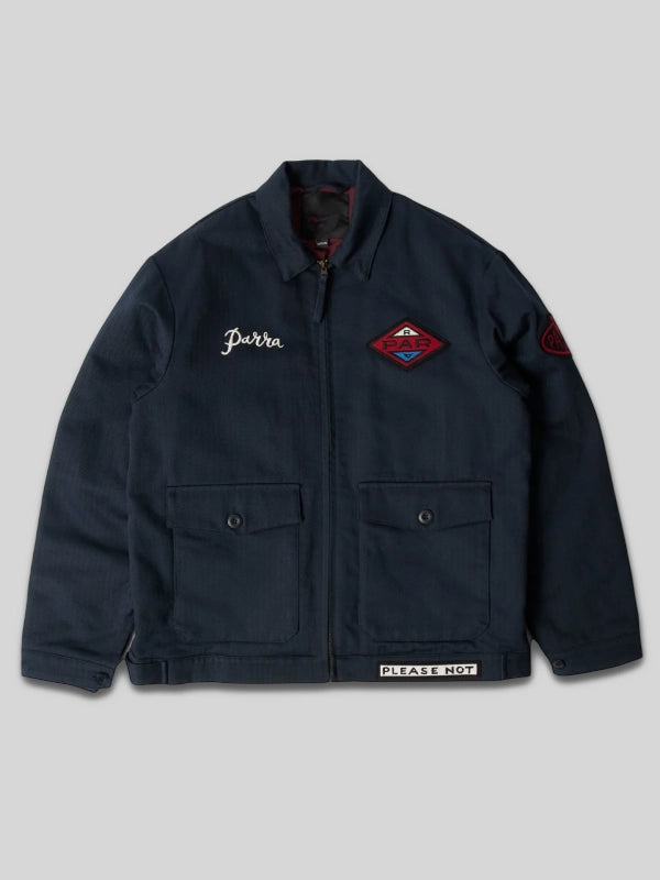 Parra Pumping Gas Jacket Blue