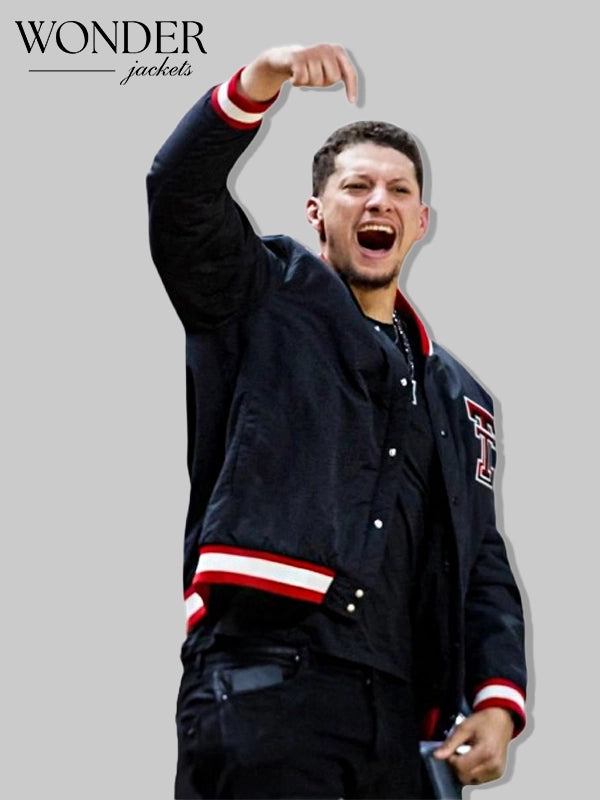 Patrick Mahomes Houston v Texas Tech Bomber Jacket