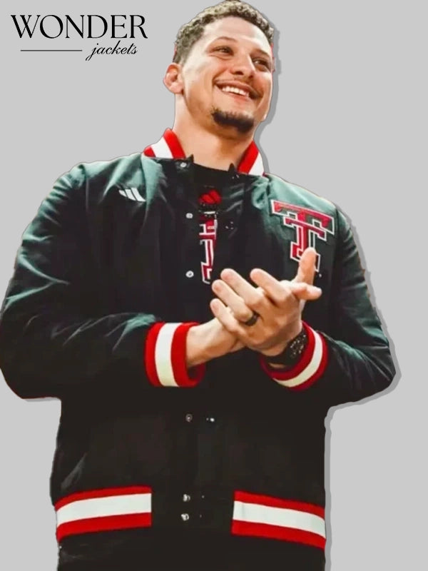 Patrick Mahomes Tech Black Bomber Jacket