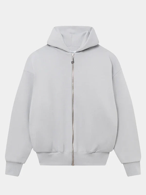 Perplex Grey Zip Hoodie