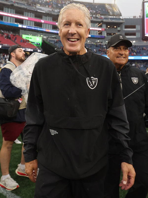 Pete Carroll Raiders Anorak Jacket Black