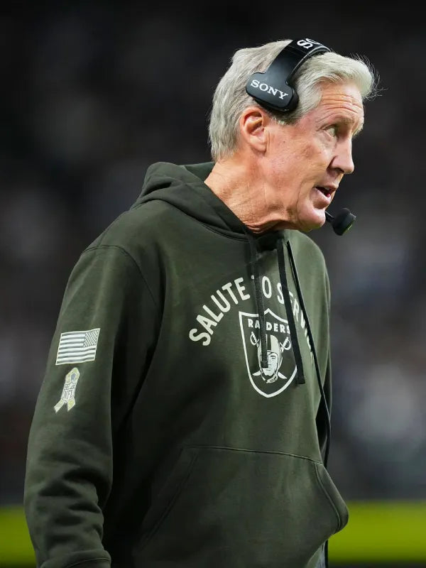 Pete Carroll Raiders Salute To Service Hoodie