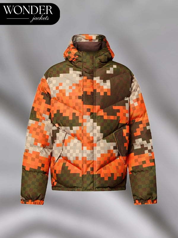 Pharrell Williams Louis Vuitton Printed Puffer Jacket