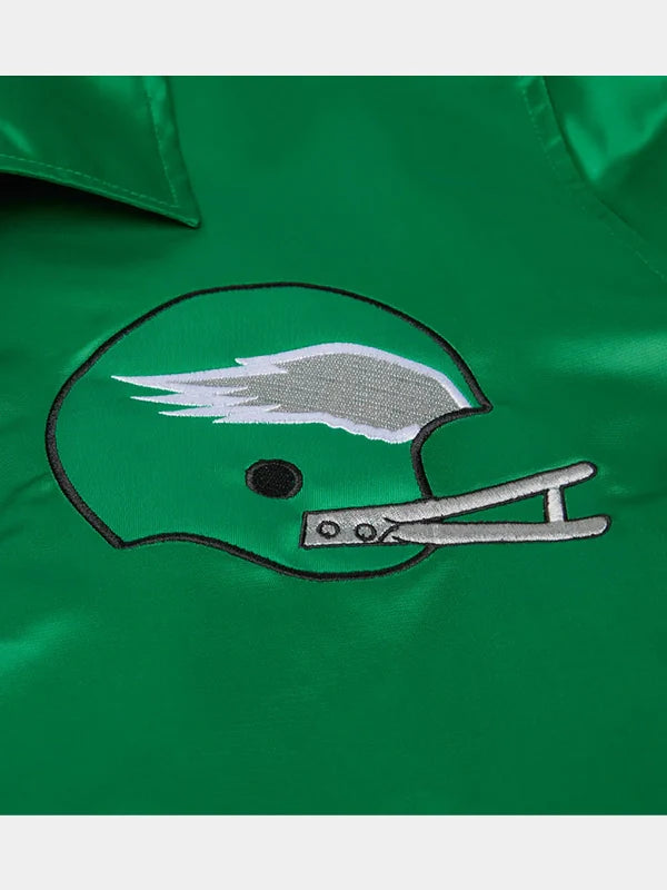 Philadelphia Eagles Coach’s Green Jacket HOMAGE X Starter