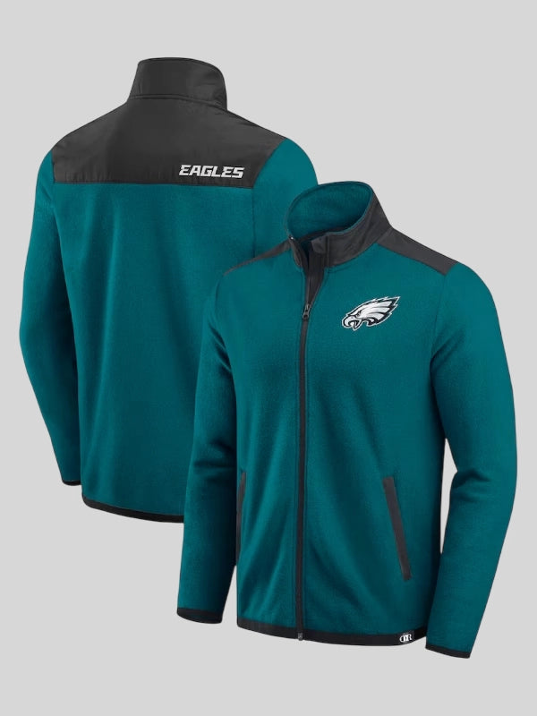 Philadelphia Eagles Color Block Polar Jacket