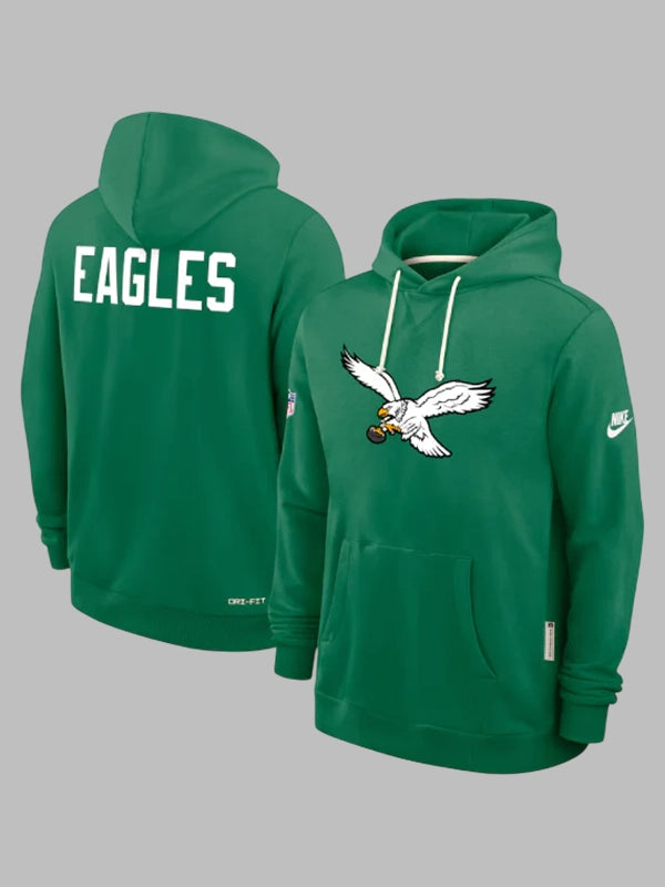 Philadelphia Eagles NFL Nike Green Hoodie