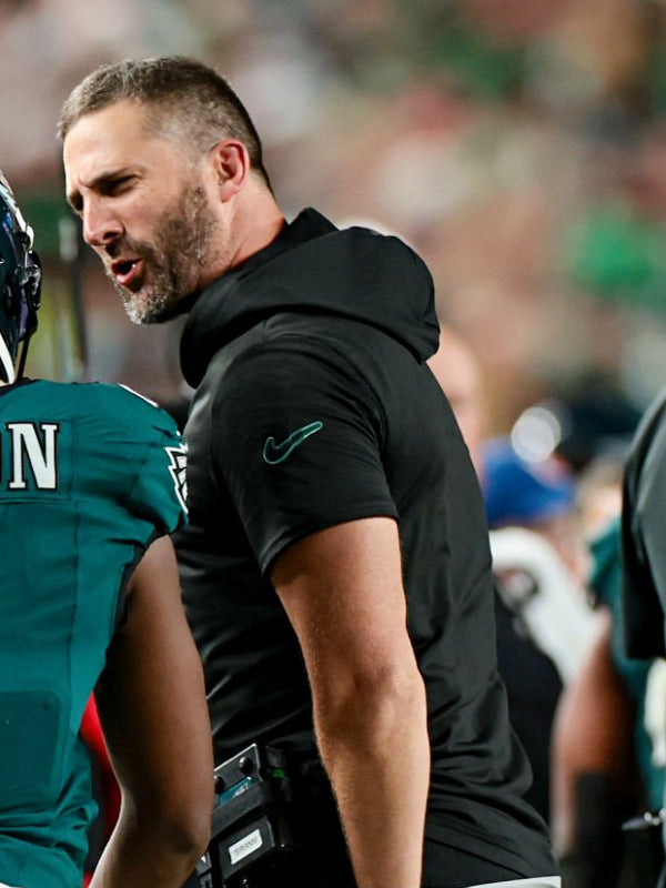 Philadelphia Eagles Nick Sirianni Black Hooded T-shirt