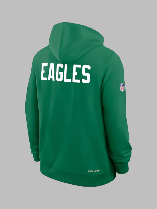 Philadelphia Eagles Nike NFL Kelly Green Sideline Hoodie