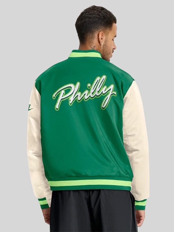 Philadelphia Eagles Nike Rewind Legacy Jacket Green