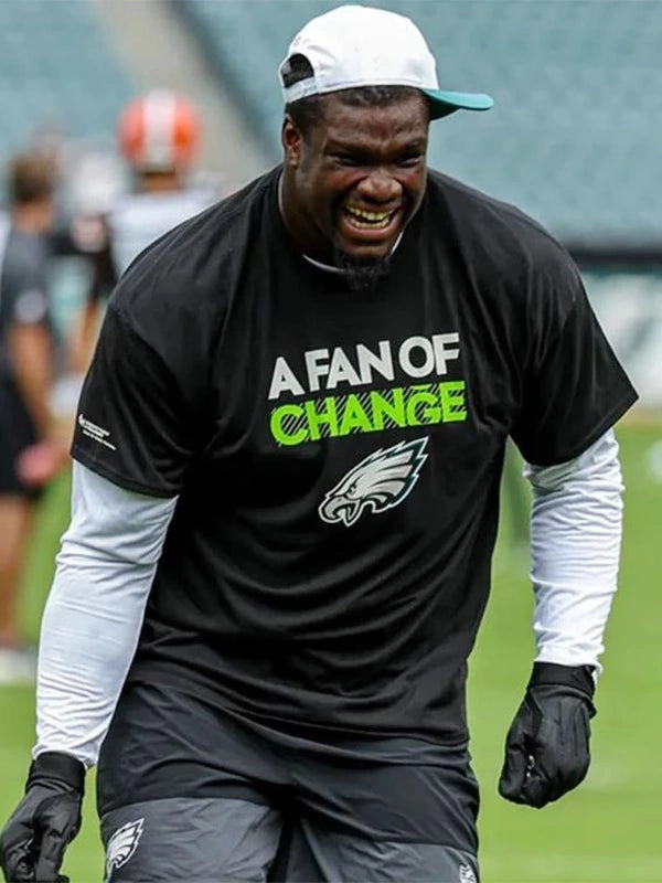 Philadelphia Eagles T-Shirt A Fan Of Change