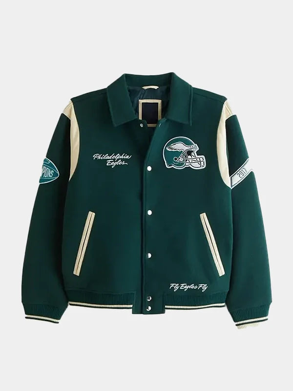 Philadelphia Eagles Varsity Bomber Jacket