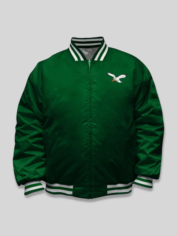 Philadelphia Eagles Green Jacket Mitchell Ness