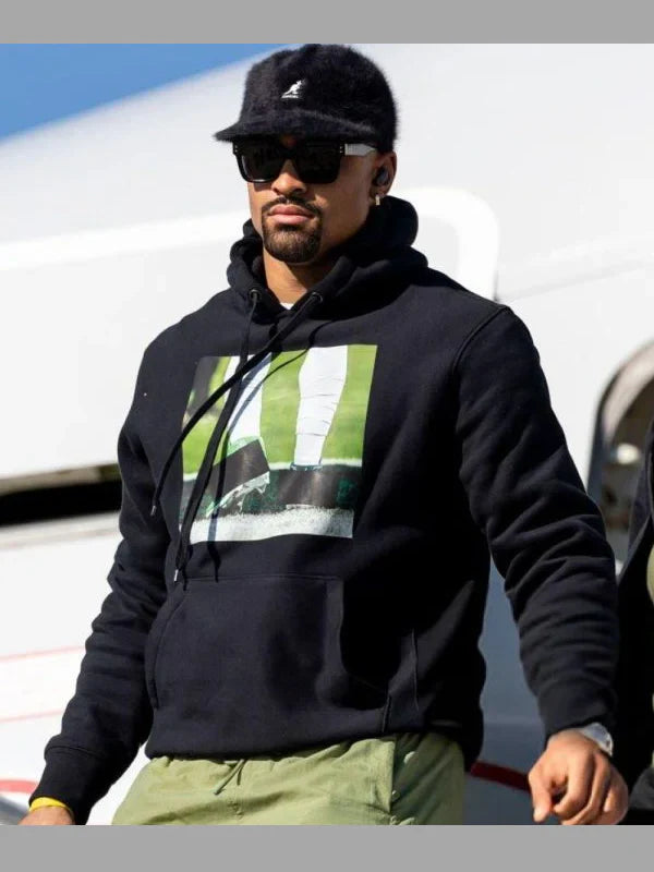 Philadelphia Eagles Jalen Hurts Super Bowl LIX Arrivals Hoodie Black