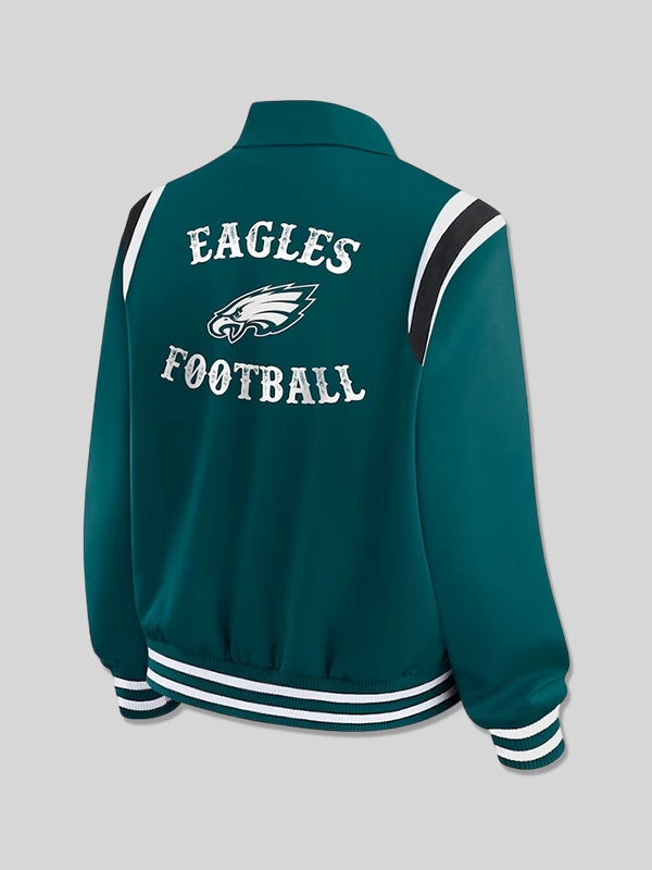 Philadelphia Eagles Ladies Varsity Jacket by Erin Andrews