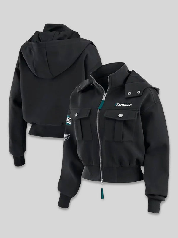 Philadelphia Eagles WEAR by Erin Andrews Patch Jacket