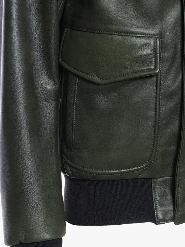 Pilota Jacket Men Olive Green Bomber