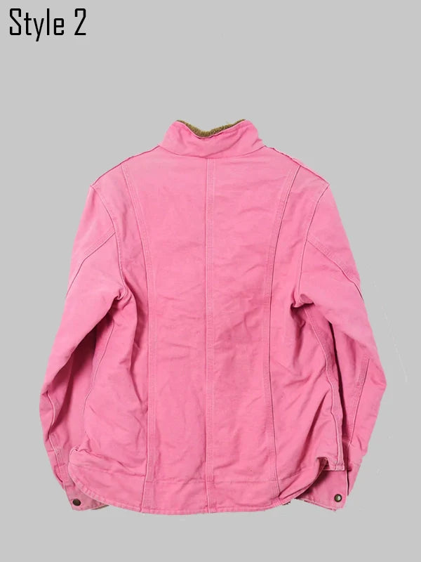 Pink Carhartt Women's Fleece Lined Jacket