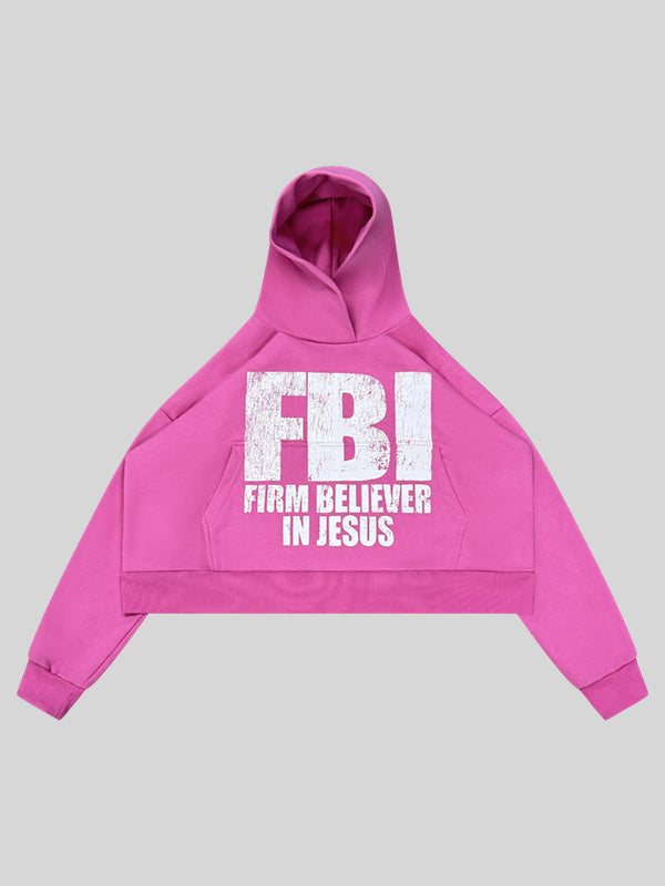 Pink FBI Hoodie