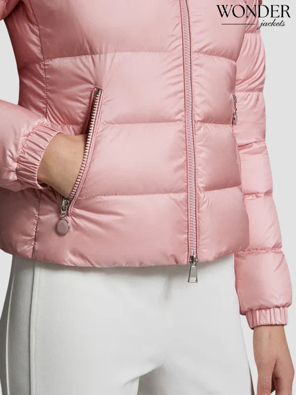 Pink Moncler Puffer Jacket