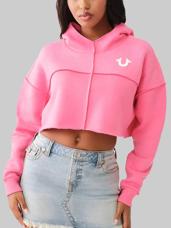 Pink True Religion Hoodie