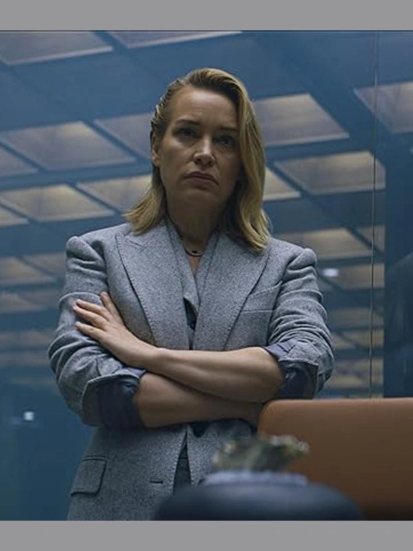 Piper Perabo Butterfly 2025 Grey Blazer