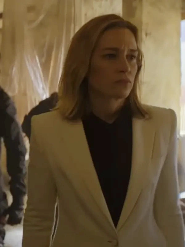 Piper Perabo Butterfly S01 Cream Blazer