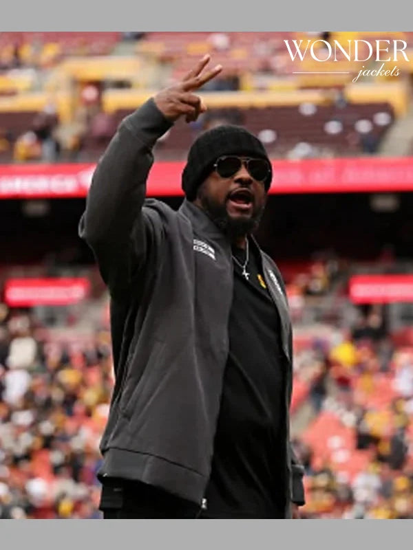 Pittsburgh Steelers Mike Tomlin Salute to Service Jacket Black