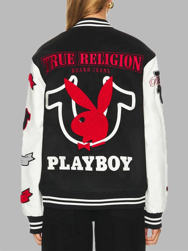 Playboy Good Bunny Varsity Jacket True Religion