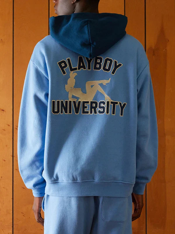 Playboy University Hoodie Blue