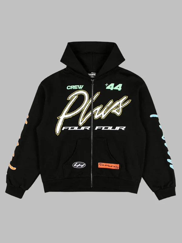 Plus 44 Austin Moto Zip-Up Hoodie