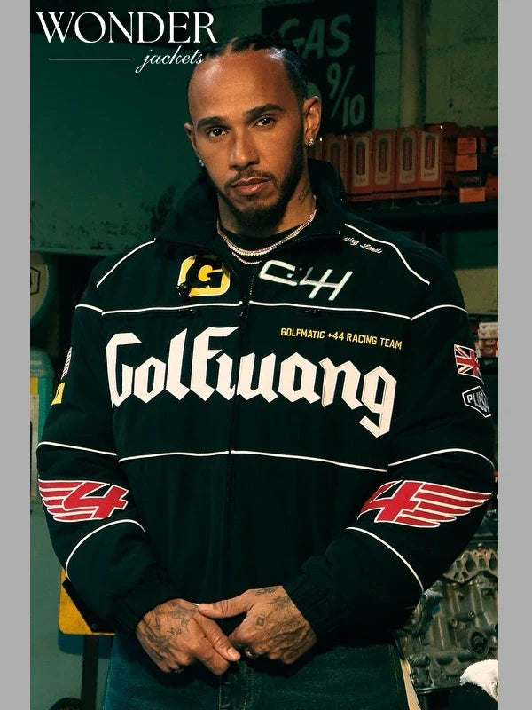 Plus 44 Lewis Hamilton Golf Wang Black Jacket 