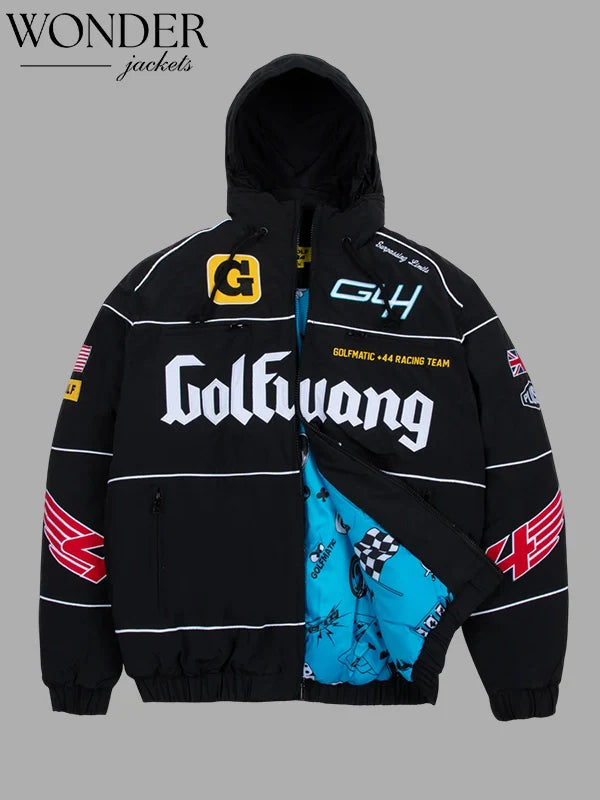 Plus 44 Lewis Hamilton Golf Wang Jacket Black