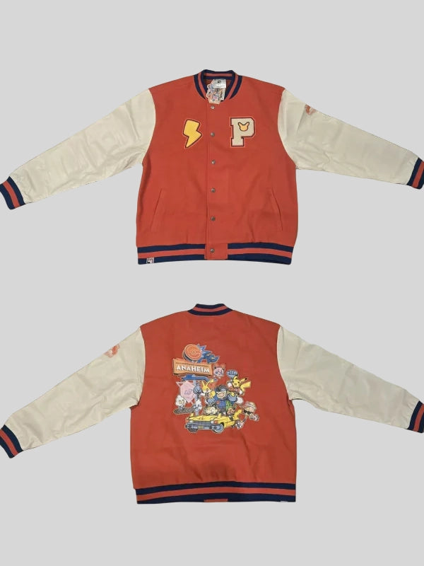 Pokemon Worlds Pikachu Varsity Jacket