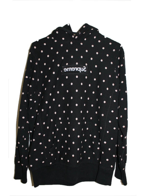 Polka Dot Supreme Hoodie Black