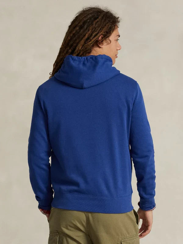 Polo Bear Blue Fleece Hoodie