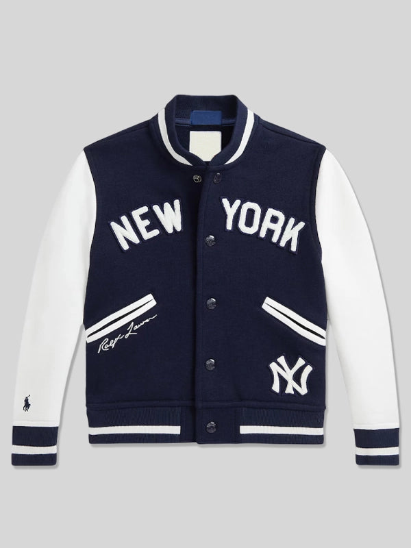 Polo Ralph Lauren Preschool Yankees Fleece Jacket Navy