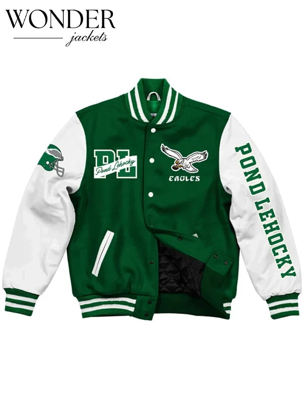 Pond Lehocky X Eagles Letterman Jacket