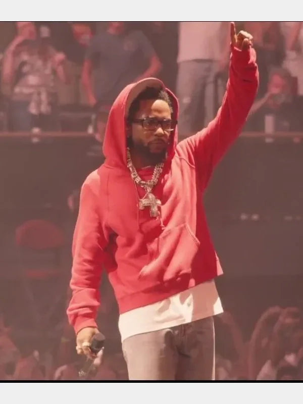 Pop Out Concert Kendrick Lamar Red Hoodie