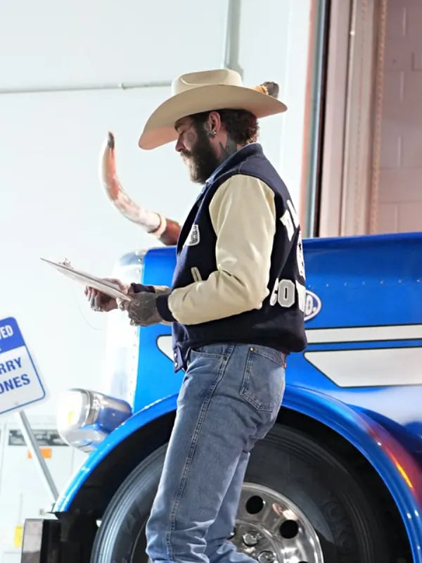Post Malone Thanksgiving Halftime Show 2025 Dallas Cowboys Jacket