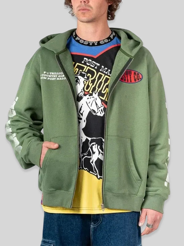 Post Malone Sunfade Green Hoodie