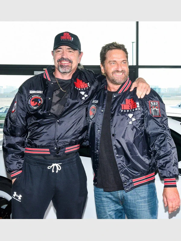 Press Tour Den of Thieves 2 Pantera Jacket