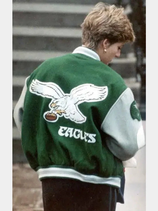 Princess Diana Philadelphia Eagles Bomber Jacket