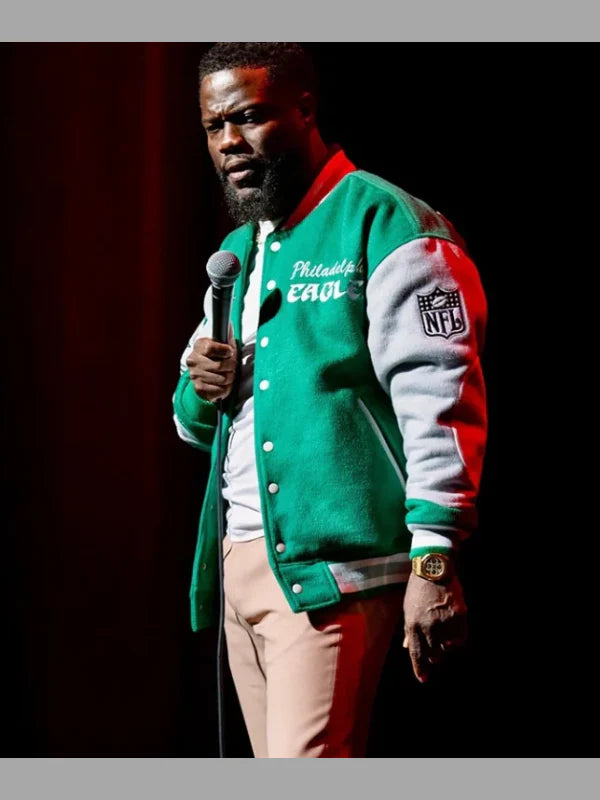 Princess Diana Philadelphia Eagles Varsity Jacket Kevin Hart