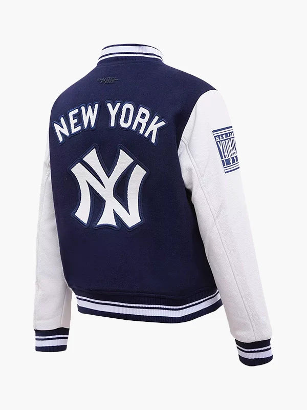 Pro Standard New York Yankees Varsity Blue Jacket