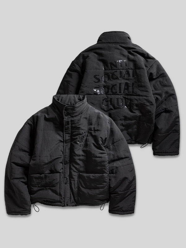 Puffer jacket Anti Social Social Club Black
