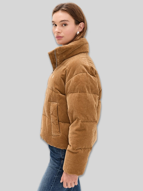 RRL Brown Corduroy Puffer Jacket