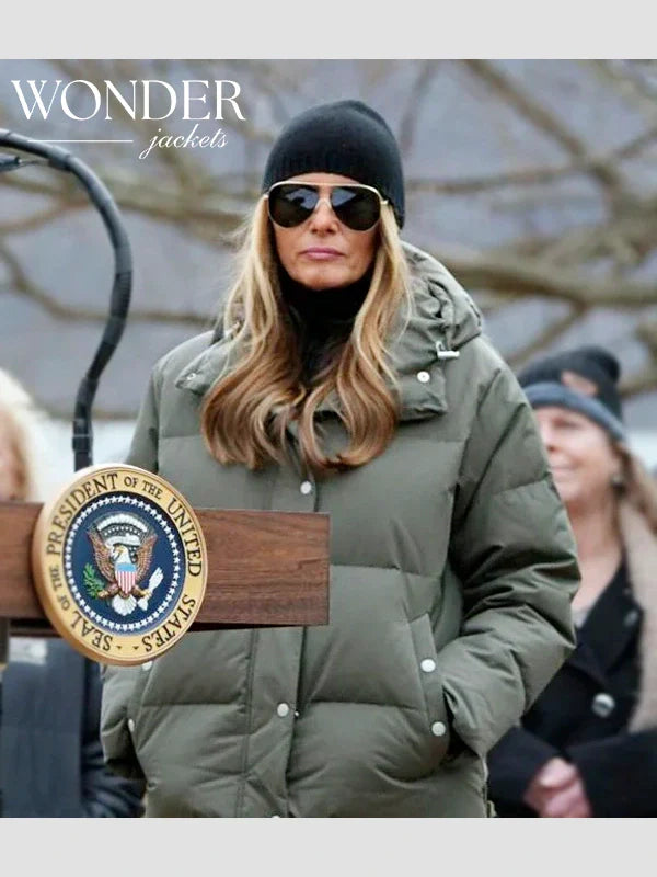 Melania Trump Green Jacket