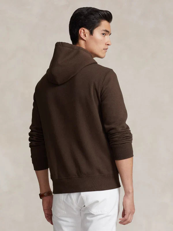 Ralph Lauren Polo Bear Fleece Brown Hoodie